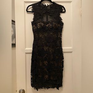 A classic LBD with lace detail, a beautiful dress!